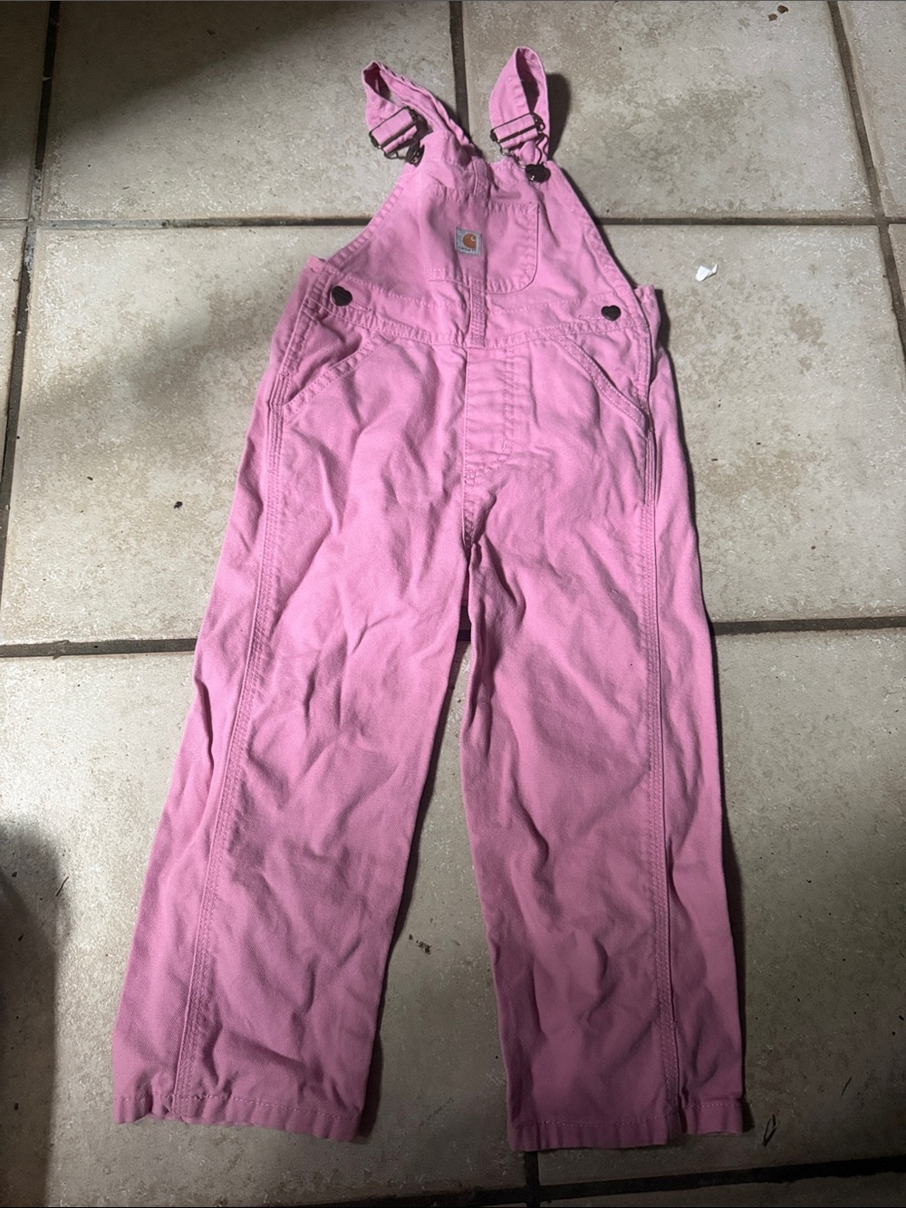 Carhartt| Toddler Pink Overalls
